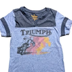 Triumph V Neck Tee Shirt